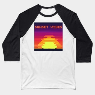 Sunset vibes - good vibes at sunset Baseball T-Shirt